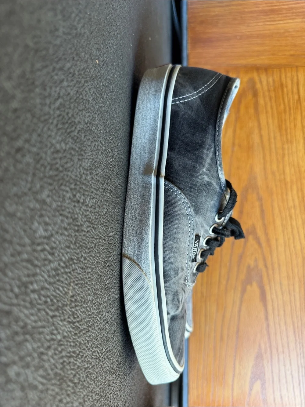 Vans-Black & Gray Tie-Dye Authentic Sneakers